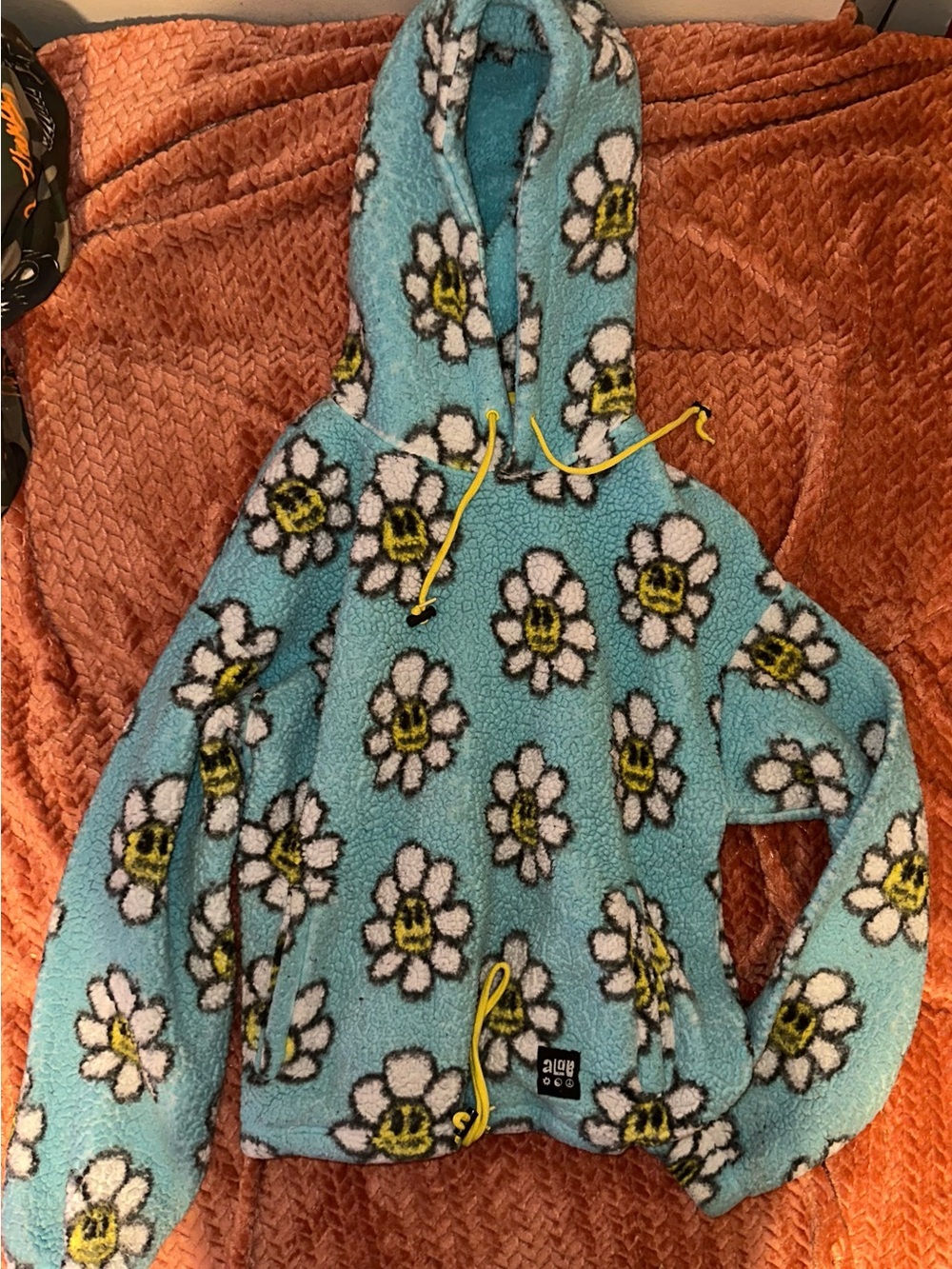 Alab Sherpa flower hoodie